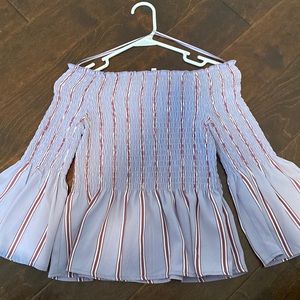 Off the shoulder blouse